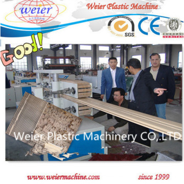 Línea de producción de perfiles de plástico WPC de madera